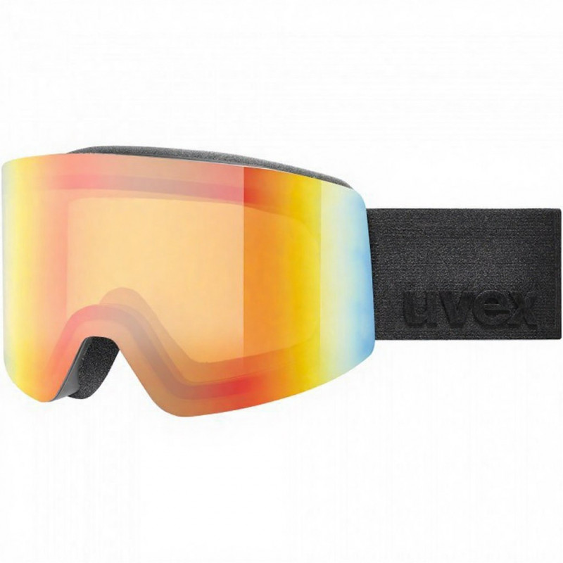 UVEX Provoqe FM slidinėjimo akiniai, Black/Rainbow