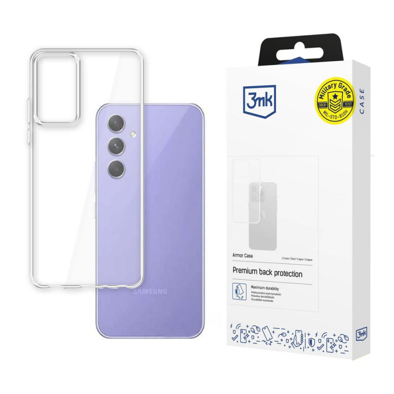 3MK Armor Case apsauginis dėklas Samsung Galaxy A54 5G, permatomas, 3MK4565