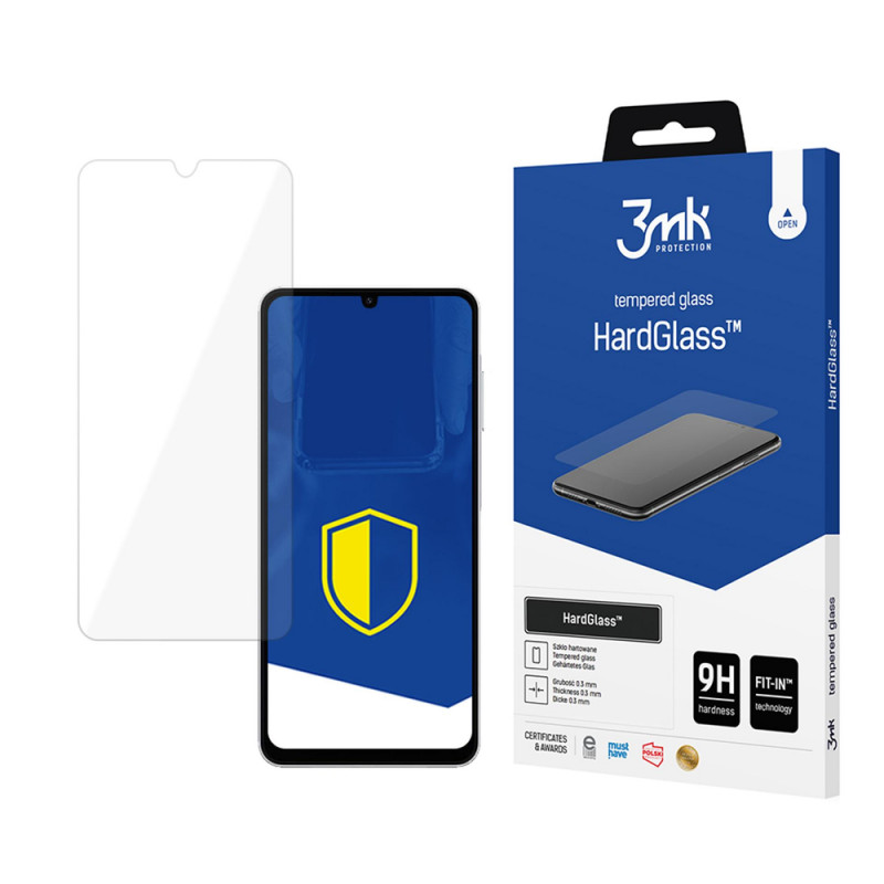 3MK HardGlass grūdintas stiklas, skirtas Samsung Galaxy A07 4G