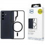 3mk Satin Armor MagCase apsauginis dėklas Samsung Galaxy S26, permatomas juodas