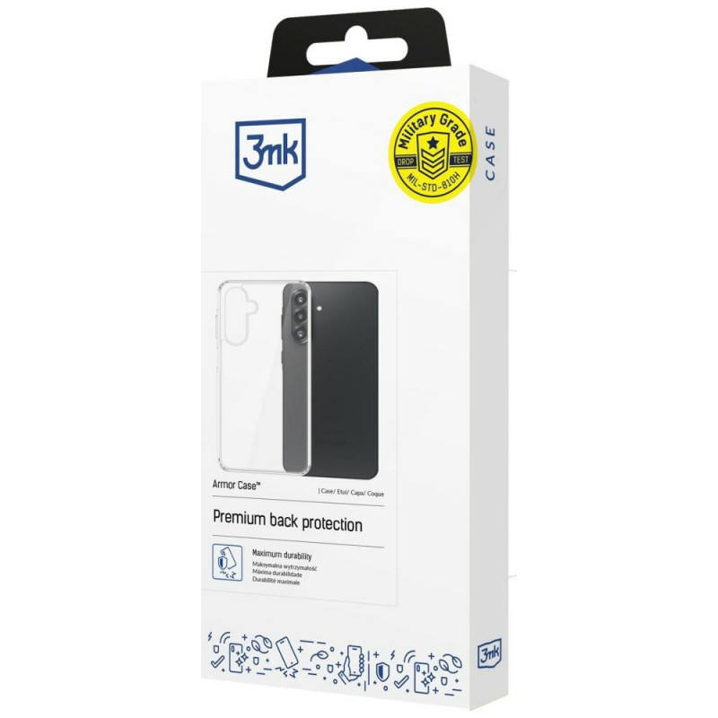 3MK Armor Case išmaniojo telefono dėklas Samsung Galaxy A27 5G, permatomas