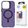 3MK Smoke MagCase dėklas Apple iPhone 16 Pro Max, purpurinis