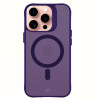 3MK Smoke MagCase dėklas Apple iPhone 16 Pro Max, purpurinis