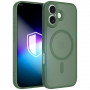 3MK Misty MagCase dėklas, skirtas Apple iPhone 16, žalias