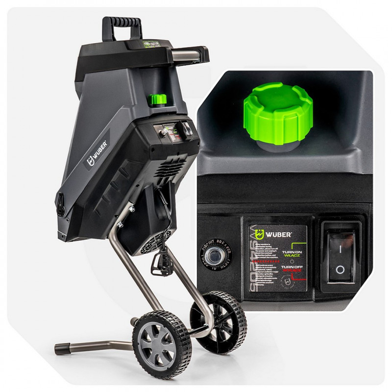 Wuber W94205 elektrinė peilių šakų smulkintuvė, 2500 W, 45 L