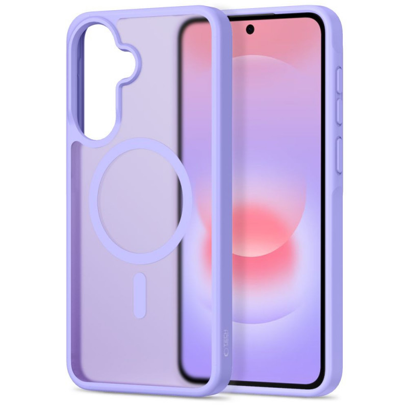 Tech-Protect Magmat MagSafe dėklas Samsung Galaxy A57 5G, matinis alyvinis