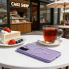 Tech-Protect Magmat MagSafe dėklas Samsung Galaxy A57 5G, matinis alyvinis