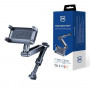 3MK Single Headrest Holder automobilinis laikiklis telefonams ir planšetiniams kompiuteriams 4,7"-12,9", juodas