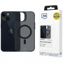 3MK Smoke MagCase su MagSafe, skirta Apple iPhone 13 / 14, pusiau permatomas