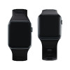 3mk silikoninis laikrodžio dirželis Apple Watch 38/40/41 mm, juodas