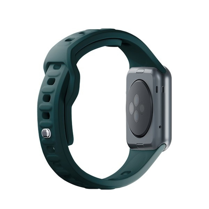 3mk silikoninis laikrodžio dirželis Apple Watch 38/40/41 mm, evergreen