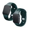 3mk silikoninis laikrodžio dirželis Apple Watch 38/40/41 mm, evergreen