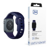 3mk silikoninis laikrodžio dirželis, skirtas Apple Watch 38/40/41 mm, ocean blue
