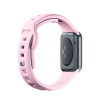 3mk silikoninis laikrodžio dirželis, skirtas Apple Watch 38/40/41 mm, powder pink