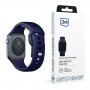 3mk silikoninis laikrodžio dirželis Apple Watch 42/44/45/49 mm, ocean blue