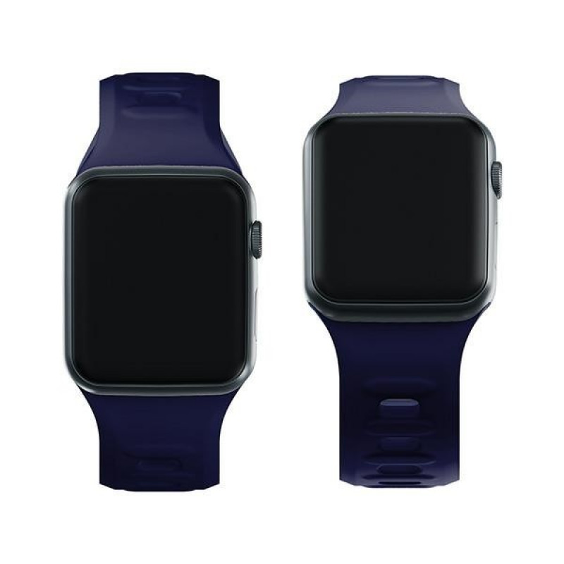 3mk silikoninis laikrodžio dirželis Apple Watch 42/44/45/49 mm, ocean blue
