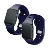 3mk silikoninis laikrodžio dirželis Apple Watch 42/44/45/49 mm, ocean blue