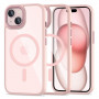 Tech-Protect MagMat MagSafe dėklas Apple iPhone 15, Pink/Clear