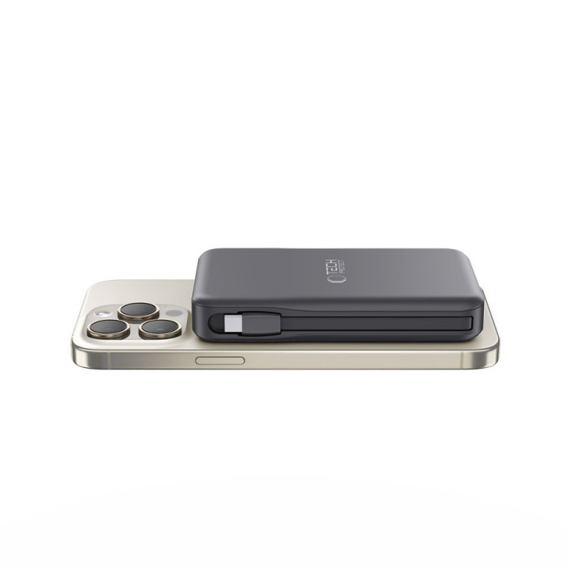 Tech-Protect PB31 LifeMag MagSafe 10000 mAh, 15 W, juodas, power bank