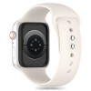 Tech-Protect silikoninis dirželis, skirtas Apple Watch 4/5/6/7/8/9/SE/10 (38/40/41/42 mm), Starlight