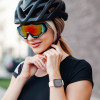Tech-Protect silikoninis dirželis, skirtas Apple Watch 4/5/6/7/8/9/SE/10 (38/40/41/42 mm), Starlight