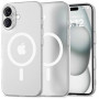 Tech-Protect MagSlim MagSafe dėklas Apple iPhone 16, Matte/White