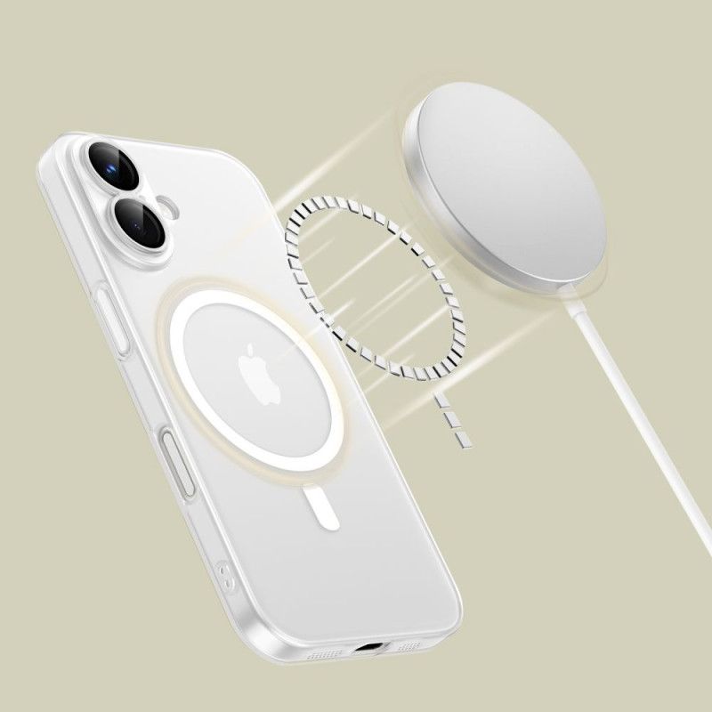Tech-Protect MagSlim MagSafe dėklas Apple iPhone 16, Matte/White