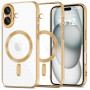 Tech-Protect MagFlex MagSafe dėklas, skirtas Apple iPhone 16, Shiny Gold