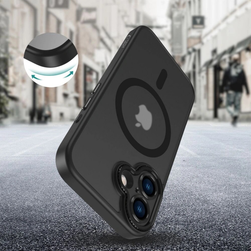 Tech-Protect MagCam MagSafe dėklas, skirtas Apple iPhone 16, matte black