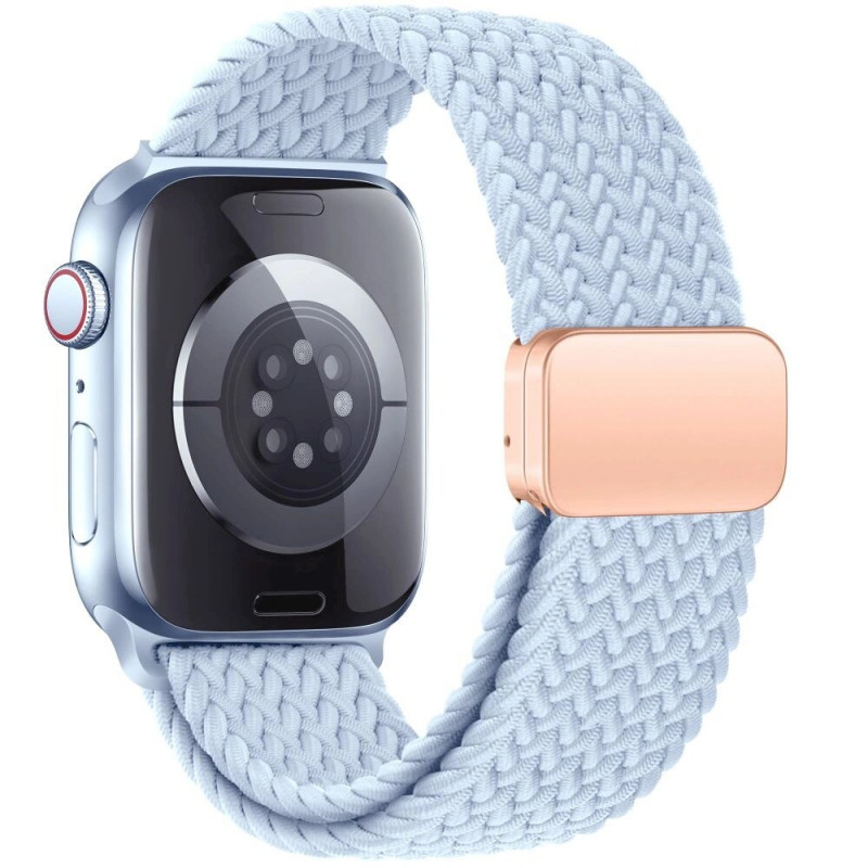 Tech-Protect Nylonmag apyrankė Apple Watch 4/5/6/7/8/9/SE/10, 38/40/41/42 mm, Baby Blue