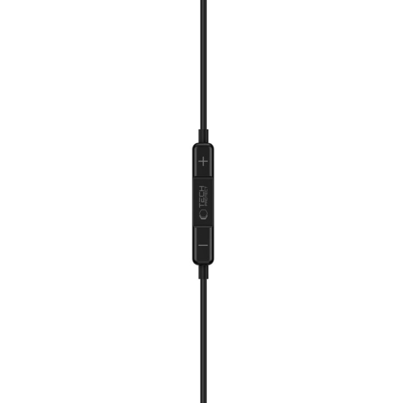 Tech-Protect Ultraboost Core G3 ausinės su 3.5 mm mini jack laidu, juodos