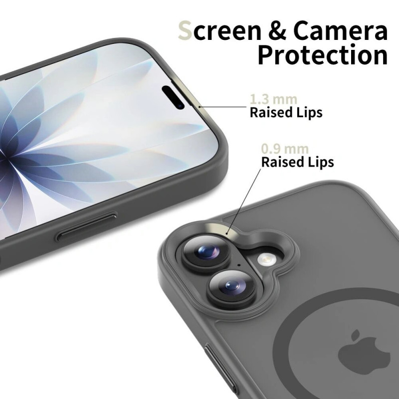 Tech-Protect Magmat MagSafe THP4950 dėklas Apple iPhone 17, matinė crayon grey