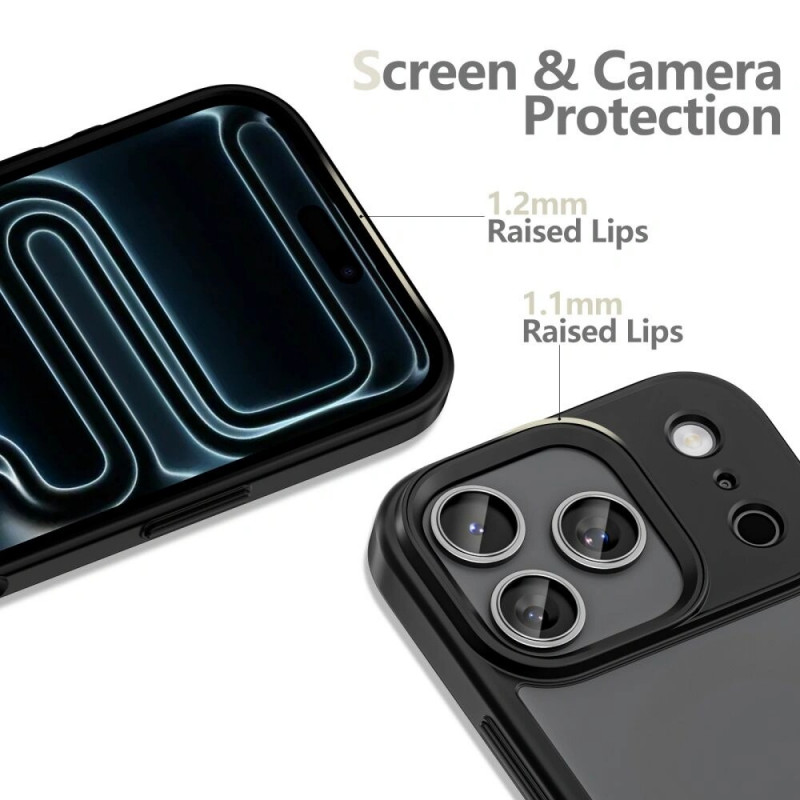 Tech-Protect Magmat dėklas skirtas Apple iPhone 17 Pro Max, matinė juoda