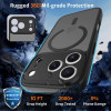 Tech-Protect BasicMag MagSafe dėklas, skirtas Apple iPhone 17 Pro Max, matinis tamsiai mėlynas