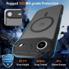 Tech-Protect BasicMag MagSafe dėklas skirtas Apple iPhone 17 Pro, matinės Cosmic Orange spalvos