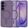 Tech-Protect Magmat MagSafe dėklas skirtas Samsung Galaxy S26, matinė cobalt violet spalva