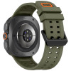 Tech-Protect Silicone Air apyrankė, skirta Samsung Galaxy Watch Ultra 1 / 2 (2024-2026) 47 mm, Olive Green