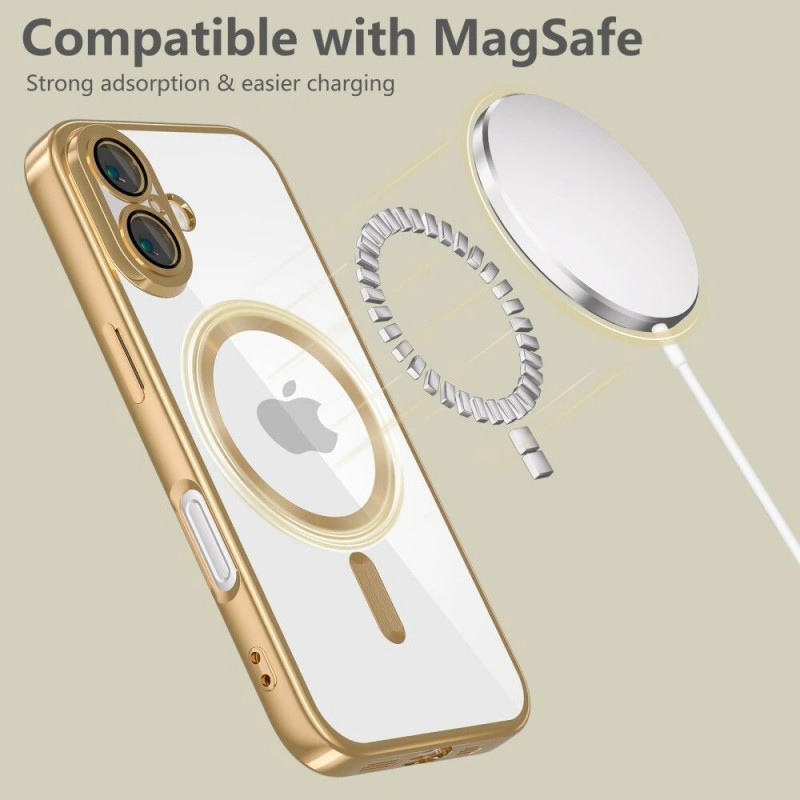 Tech-Protect MagFlex MagSafe dėklas THP3927 Apple iPhone 17e / 16e, Shiny Gold