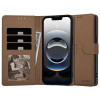Tech-Protect Wallet Case dėklas Apple iPhone 17e / 16e, rudas