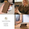 Tech-Protect Wallet Case dėklas Apple iPhone 17e / 16e, rudas