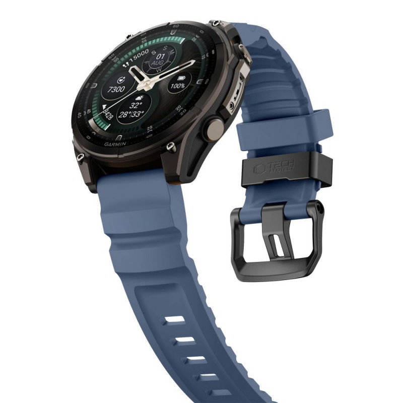 Tech-Protect Motion Tech-Protect laikrodžio apyrankė Garmin Fenix 5X / 5X Plus / 6X / 6X Pro / 7X / 8 / 8 Pro / 9 / 9 Pro (47 mm), Nautical Blue