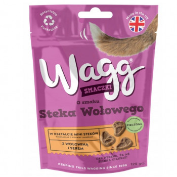 Wagg šunų skanėstas su jautienos kepsnio skoniu, 125 g
