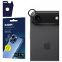 3MK HARDY Lens Protection Pro fotoaparato objektyvo apsauginis stiklas, skirtas Apple iPhone Air, juodas