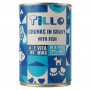 TILLO Chunks in gravy Fish šlapias šunų ėdalas, 415 g