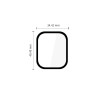 Tech-Protect Glass Flex+ hibridinis stiklas Huawei Watch Fit 5, juodas (2 vnt.)