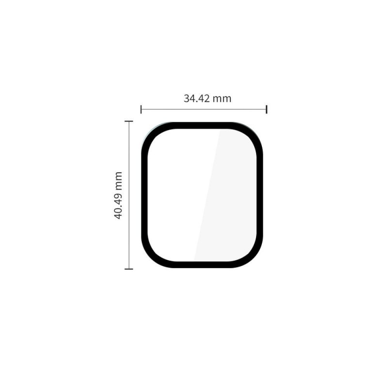 Tech-Protect Glass Flex+ hibridinis stiklas Huawei Watch Fit 5, juodas (2 vnt.)