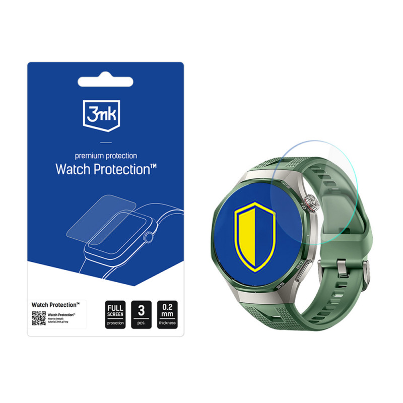 3MK Watch Protection FlexibleGlass ekrano apsauga, skirta Huawei Watch GT 7 Pro 46 mm