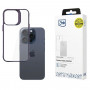 3MK Satin Armor Case+ 3MK15639 apsauginis dėklas Apple iPhone 15 Pro, purpurinis