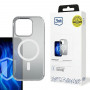 3MK Frosty MagCase MagSafe išmaniojo telefono dėklas skirtas Apple iPhone 16 Pro Max, baltas