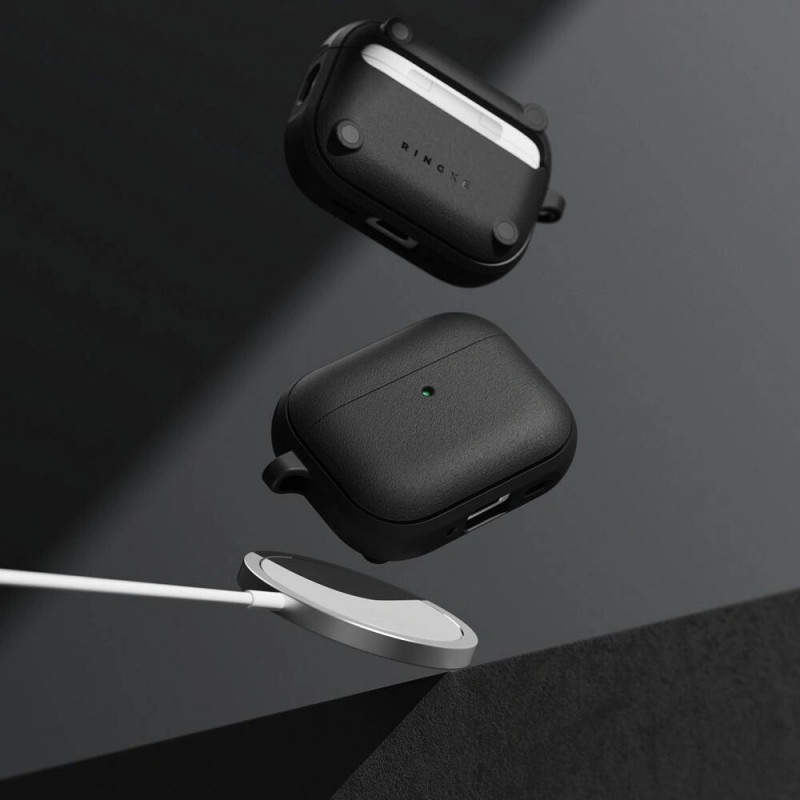 Ringke Onyx Magnetic MagSafe dėklas Apple AirPods Pro 3, juodas